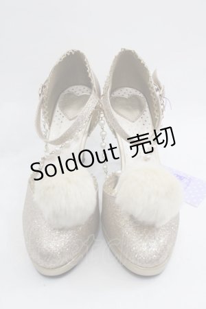 画像: Angelic Pretty / Fantasticグリッターシューズ M ゴールド I-25-12-18-124-AP-SH-SA-ZI