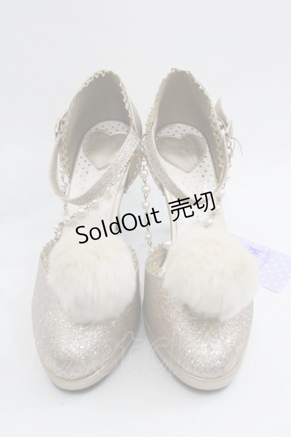 画像1: Angelic Pretty / Fantasticグリッターシューズ M ゴールド I-25-12-18-124-AP-SH-SA-ZI (1)
