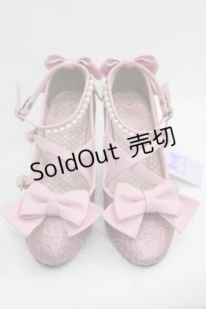 画像: Angelic Pretty / Partyグリッターシューズ(2015 2nd Release) M ピンク I-25-12-18-125-AP-SH-SA-ZI