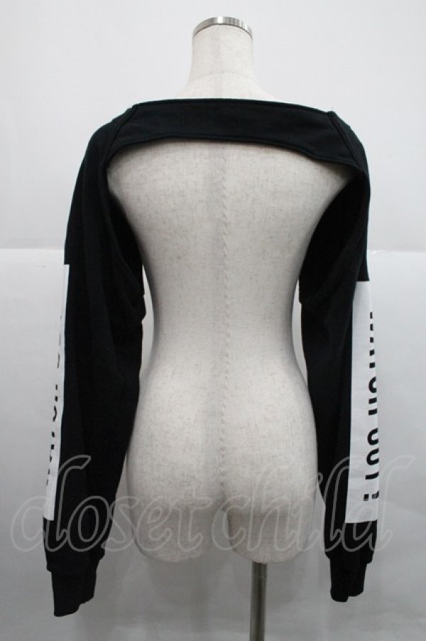 画像2: MILKBOY / BOYSスリーブ  黒Ｘ白 I-25-12-18-027-MB-TO-SA-ZI (2)