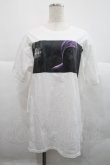画像1: MILKBOY / 死神プリントTシャツ XL 白Ｘ黒 I-25-12-18-028-MB-TO-SA-ZI (1)
