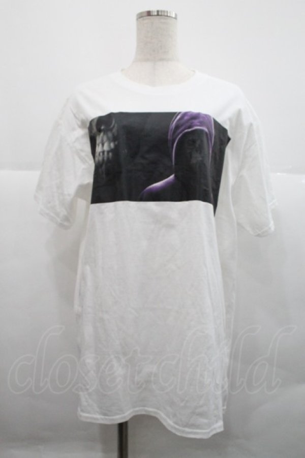 画像1: MILKBOY / 死神プリントTシャツ XL 白Ｘ黒 I-25-12-18-028-MB-TO-SA-ZI (1)