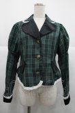 画像1: Eri Aino's collaboration / シャーロットの水曜日 ジャケット M グリーンチェック I-25-12-18-036-LO-JA-SA-ZI (1)