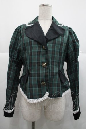 画像: Eri Aino's collaboration / シャーロットの水曜日 ジャケット M グリーンチェック I-25-12-18-036-LO-JA-SA-ZI