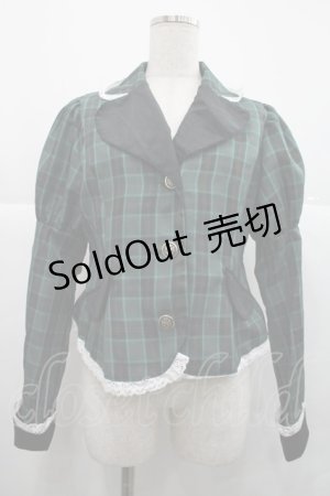 画像: Eri Aino's collaboration / シャーロットの水曜日 ジャケット M グリーンチェック I-25-12-18-036-LO-JA-SA-ZI