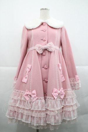 画像: Angelic Pretty / Sweet Loveフリルコート  ピンク I-25-12-18-041-AP-CO-SA-ZI