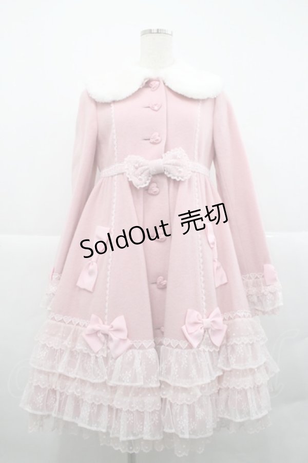 画像1: Angelic Pretty / Sweet Loveフリルコート  ピンク I-25-12-18-041-AP-CO-SA-ZI (1)