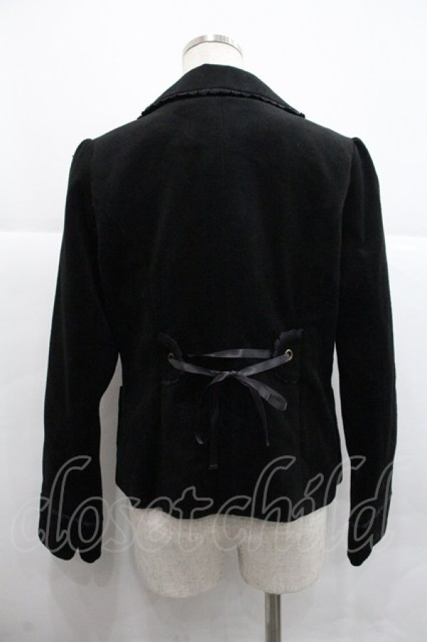 画像2: axes femme / 襟取り外し3wayジャケット Ｍ ブラック I-25-12-22-048-AX-JA-TE-ZI (2)