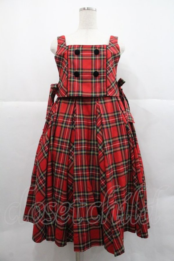 画像1: Angelic Pretty / 図書館ジャンパースカート  赤 I-25-12-22-053-AP-OP-SA-ZI (1)