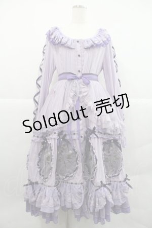 画像: Hoshibako Works / 城咲ロンドン x HoshibakoWorksコラボレーションワンピース  ラベンダー I-25-12-22-055-LO-OP-SA-ZI