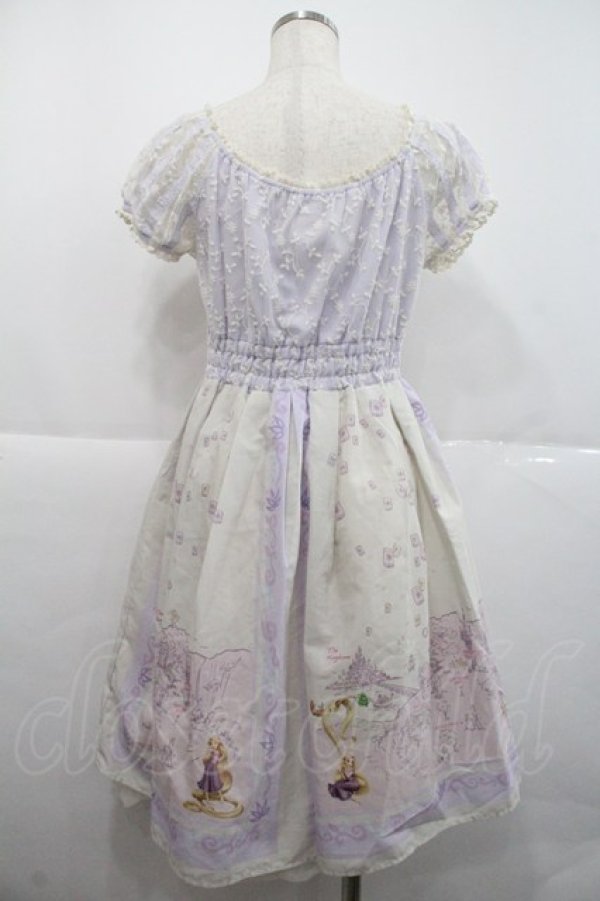 画像2: Secret Honey / エンドロール地図柄ワンピース(ラプンツェルver)  ラベンダー I-25-12-22-057-CA-OP-SA-ZI (2)