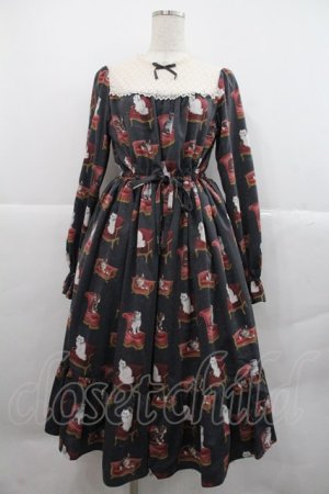 画像: Melody BasKet / Cats castleレースヨークワンピース  黒 I-25-12-22-058-LO-OP-SA-ZI