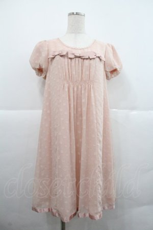 画像: Emily Temple cute / 3つリボンドットワンピース  ピンク×ピンク I-25-12-22-061-ET-OP-SA-ZI