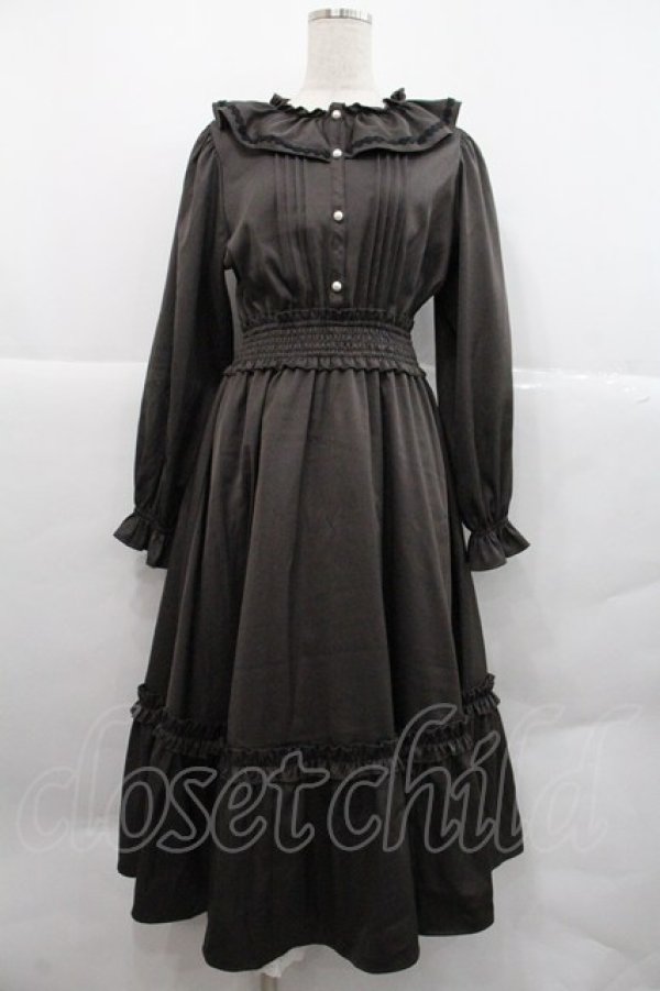 画像1: m petit by misako / ワンピース M ブラウン I-25-12-22-063-LO-OP-SA-ZI (1)