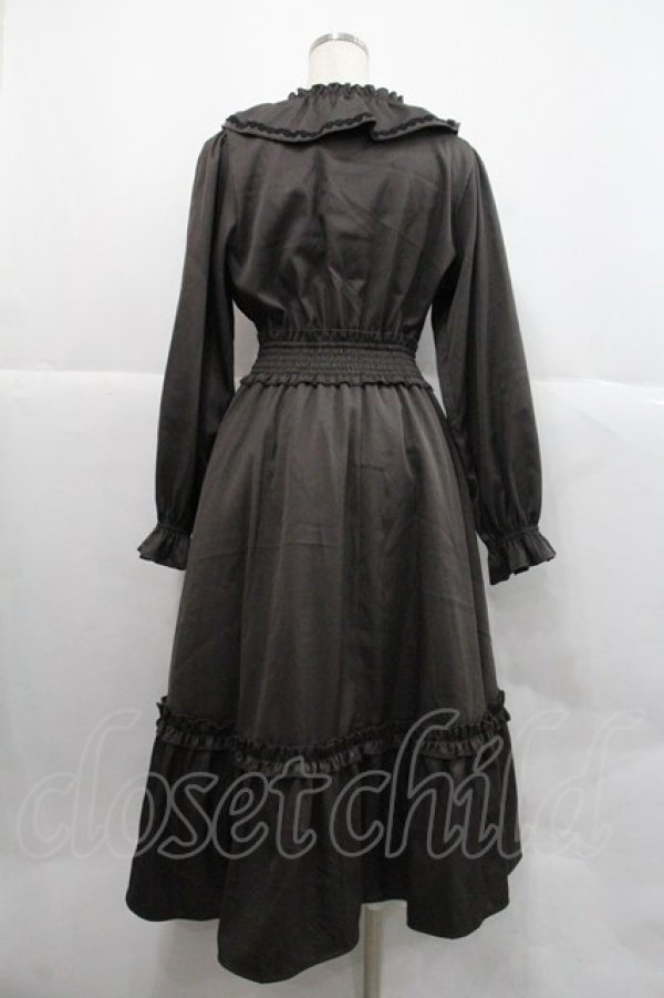 画像2: m petit by misako / ワンピース M ブラウン I-25-12-22-063-LO-OP-SA-ZI (2)