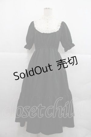 画像: m petit by misako / TT*AMデシンヨークワンピース M 黒Ｘアイボリー I-25-12-22-064-LO-OP-SA-ZI