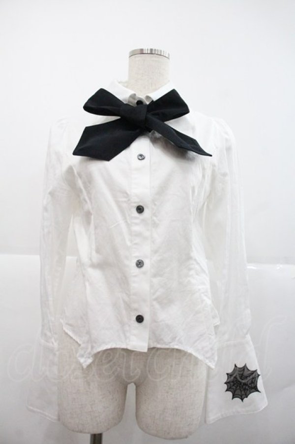 画像1: ALICE and the PIRATES / 蜘蛛の巣ブラウス  オフホワイト I-25-12-22-007-PA-BL-SA-ZI (1)