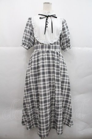 画像: m petit by misako / チェックキリカエワンピース L 中黒 I-25-12-22-067-LO-OP-SA-ZI