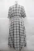 画像2: m petit by misako / チェックキリカエワンピース L 中黒 I-25-12-22-067-LO-OP-SA-ZI (2)