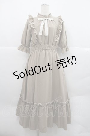 画像: m petit by misako / NINA’Sコラボワンピース M ベージュ I-25-12-22-068-LO-OP-SA-ZI