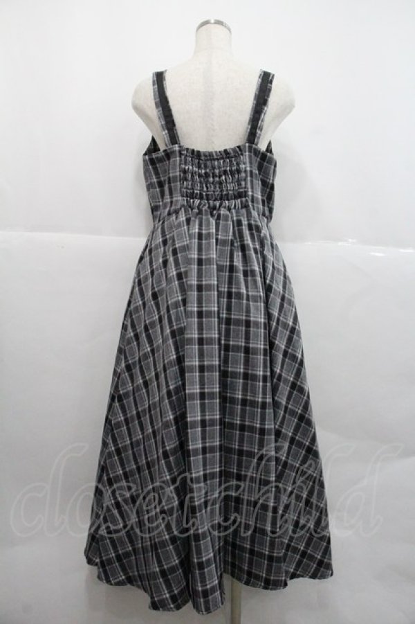 画像2: m petit by misako / スクエアネックジャンパースカート LL 黒 I-25-12-22-071-LO-OP-SA-ZI (2)