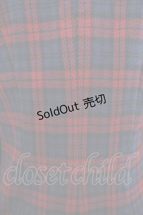 画像3: MILK / Princessカットワンピース  レッド×ネイビー I-25-12-22-078-ML-OP-SA-ZI (3)