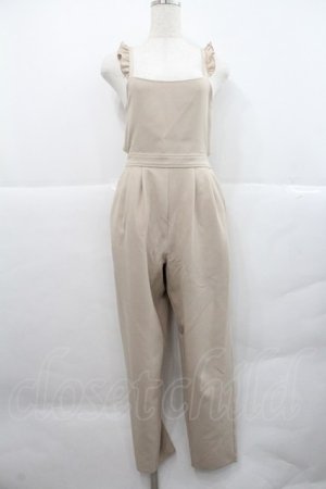 画像: Maison de FLEUR Petite Robe / バックリボンサロペット M ベージュ I-25-12-22-079-EL-PA-SA-ZI