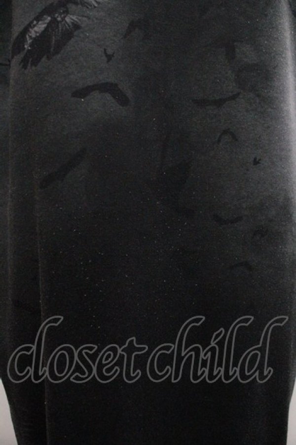 画像3: abilletage / Tシャツワンピース【crow】  黒Ｘグレー I-25-12-22-080-GO-OP-SA-ZI (3)