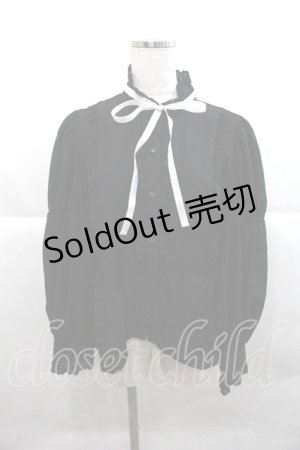画像: Eri Aino's Collection / シャーロットの水曜日ブラウス LL 黒 I-25-12-22-009-0-BL-SA-ZI