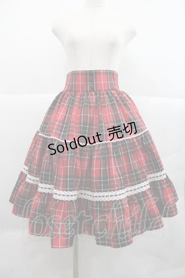 画像1: Eri Aino's Collection / シャーロットの水曜日スカート S 赤チェック I-25-12-22-086-0-SK-SA-ZI (1)
