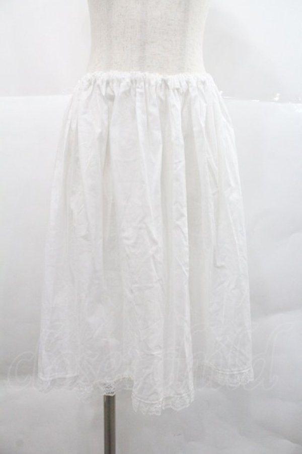 画像3: Physical Drop / フラワープリントスカート  白 I-25-12-22-087-LO-SK-SA-ZI (3)