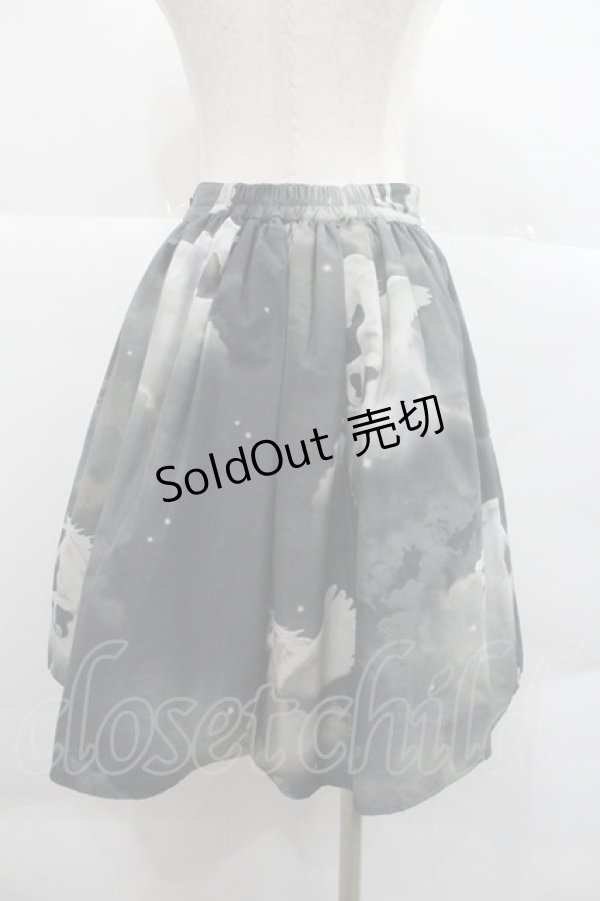 画像2: MILK / fantasticスカート  ブラックSKY I-25-12-22-088-ML-SK-SA-ZI (2)