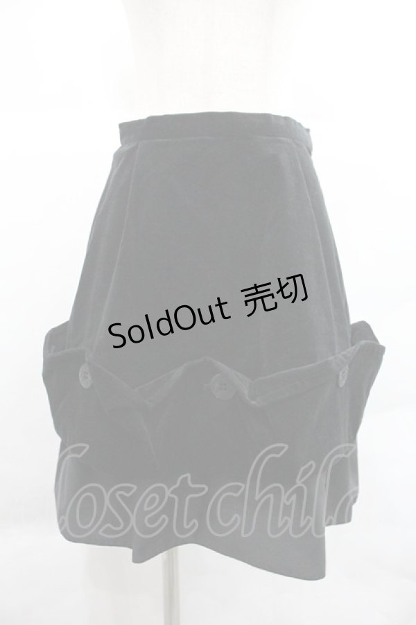 画像1: MIHO MATSUDA / スカート・ルヴェ  ブラック I-25-12-22-096-GO-SK-SA-ZI (1)