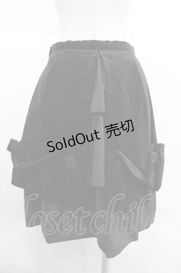 画像2: MIHO MATSUDA / スカート・ルヴェ  ブラック I-25-12-22-096-GO-SK-SA-ZI (2)