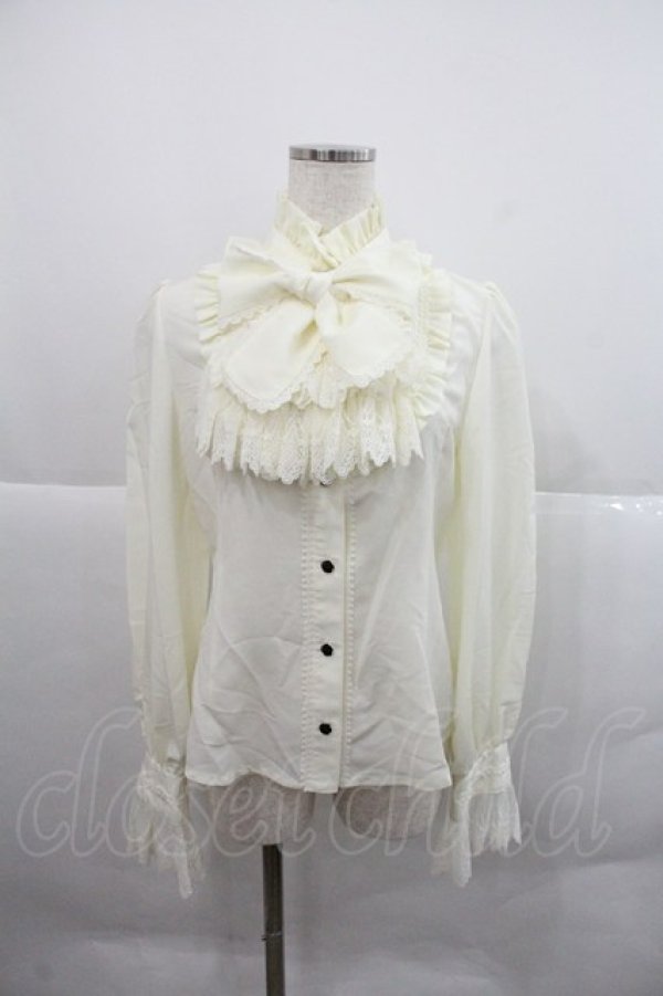 画像1: ALICE and the PIRATES / ミカエルブラウス  生成り I-25-12-22-011-PA-BL-SA-ZI (1)