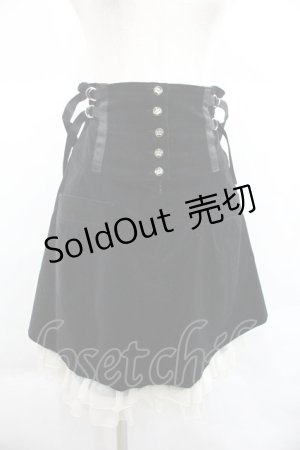 画像: MIHO MATSUDA / 別珍スカート M ブラック I-25-12-22-097-GO-SK-SA-ZI