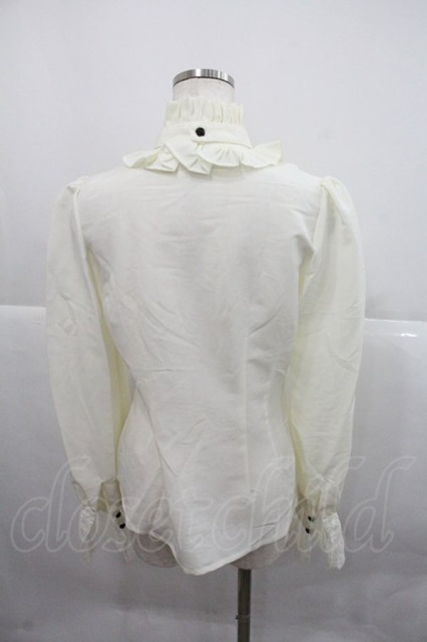 画像2: ALICE and the PIRATES / ミカエルブラウス  生成り I-25-12-22-011-PA-BL-SA-ZI (2)