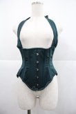 画像1: abilletage / ベーシックデザインコルセット 3 グリーン I-25-12-22-105-GO-ZA-SA-ZI (1)