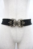 画像1: axes femme / 立体バラ×蝶ゴムベルト  ゴールド I-25-12-22-109-AX-BL-TE-ZI (1)