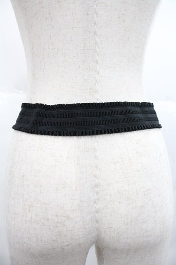 画像2: axes femme / 立体バラ×蝶ゴムベルト  ゴールド I-25-12-22-109-AX-BL-TE-ZI (2)