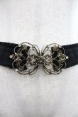 画像3: axes femme / 立体バラ×蝶ゴムベルト  ゴールド I-25-12-22-109-AX-BL-TE-ZI (3)