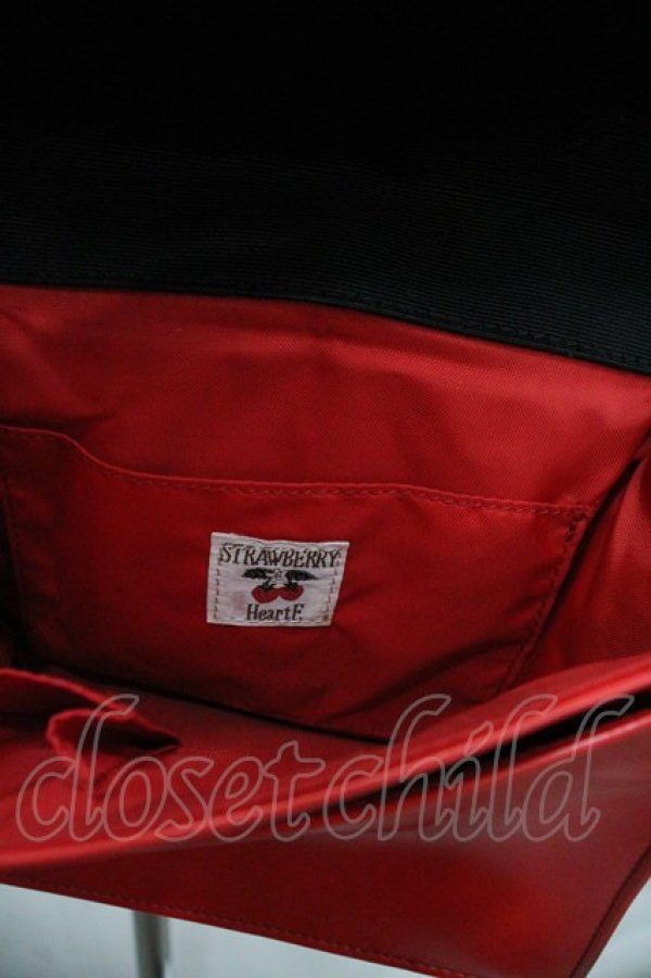 画像4: Heart E / スカラップリボンショルダーバッグ  赤 I-25-12-22-110-LO-BG-SA-ZI (4)
