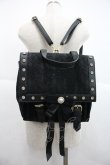 画像1: Swankiss / レースリボンリュック  黒 I-25-12-22-112-CA-BG-SA-ZI (1)