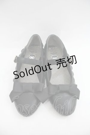 画像: m petit by misako / AMPUクロミベルトパンプス LL 黒 I-25-12-22-121-LO-SH-SA-ZI