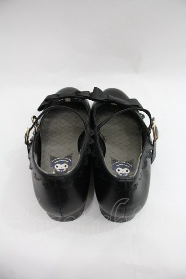 画像2: m petit by misako / AMPUクロミベルトパンプス LL 黒 I-25-12-22-121-LO-SH-SA-ZI (2)