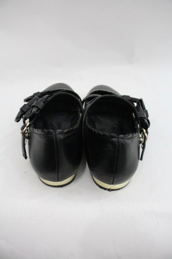 画像2: Angelic Pretty / お散歩リボンシューズ S 黒 I-25-12-22-124-AP-SH-SA-ZI (2)