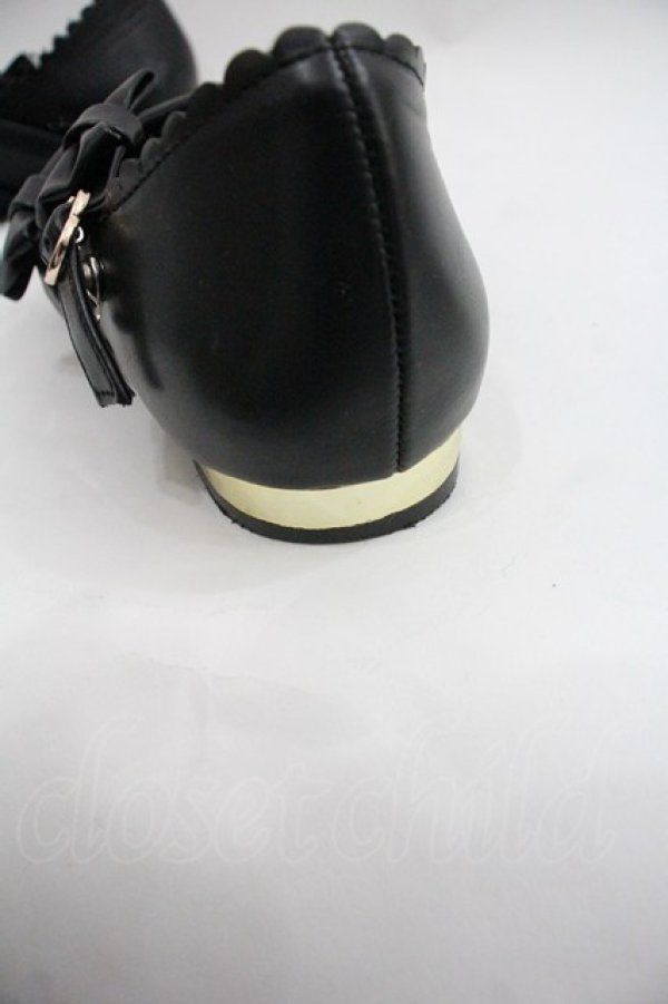 画像4: Angelic Pretty / お散歩リボンシューズ S 黒 I-25-12-22-124-AP-SH-SA-ZI (4)