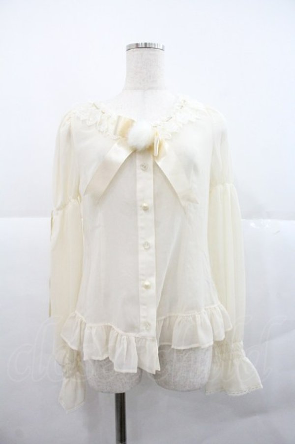 画像1: ALICE and the PIRATES / コロンビーヌブラウス  アイボリー I-25-12-22-015-PA-BL-SA-ZI (1)