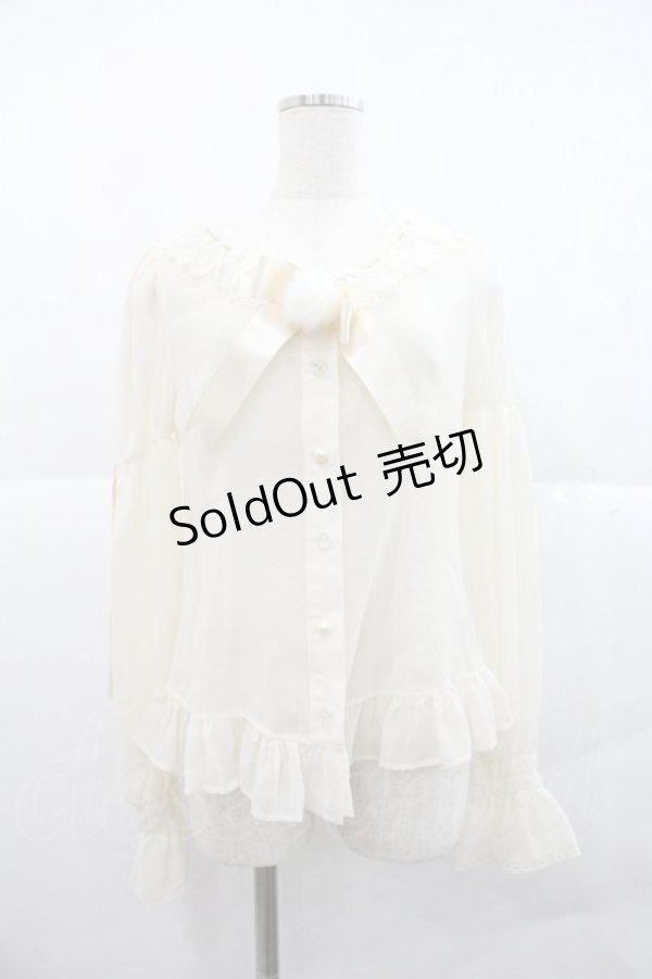 画像1: ALICE and the PIRATES / コロンビーヌブラウス  アイボリー I-25-12-22-015-PA-BL-SA-ZI (1)