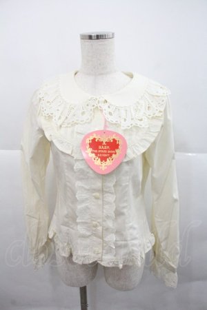 画像: BABY,THE STARS SHINE BRIGHT / La La La ♪ Swingブラウス  生成り I-25-12-22-016-BA-BL-SA-ZI